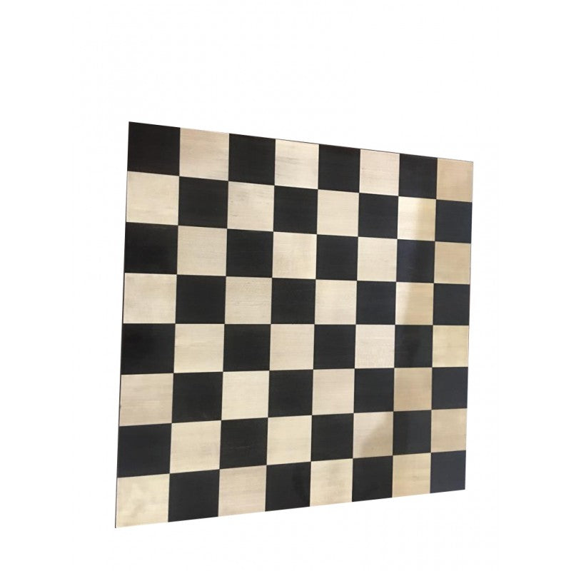 19" Sleek Ebony & Maple Wood Chess Board
