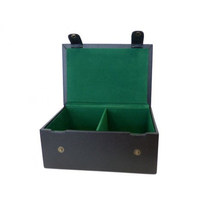 Leather Fawn Chess Case – Premium Wooden Chess Piece Storage Box